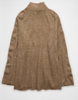 Женские свитеры American Eagle AE Oversized Quarter-Zip Sweater — фото 4
