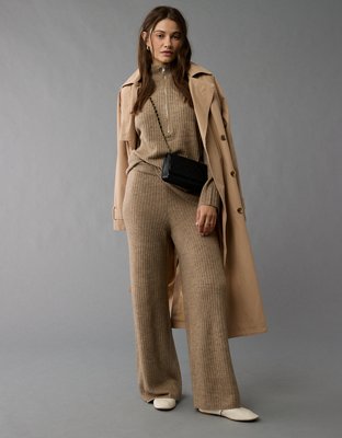 Женские свитеры American Eagle AE Oversized Quarter-Zip Sweater — фото 5