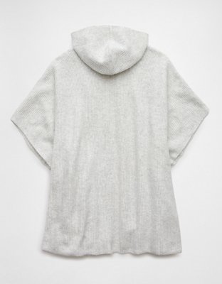 AE Whoa So Soft Hooded Sweater Poncho