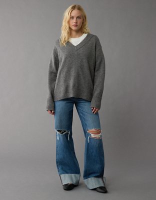 AE Whoa So Soft V-Neck Sweater