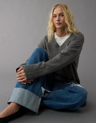 AE Whoa So Soft V-Neck Sweater