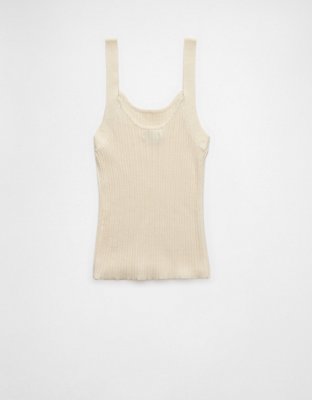 AE Scoop Neck Sweater Tank Top