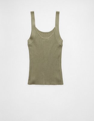 AE Scoop Neck Sweater Tank Top