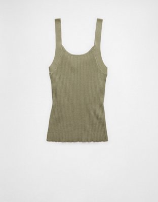 AE Scoop Neck Sweater Tank Top