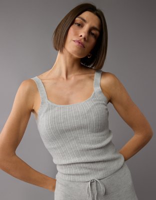 AE Scoop Neck Sweater Tank Top