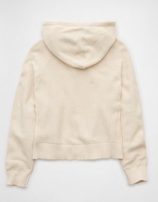 AE Cropped Cotton Hoodie