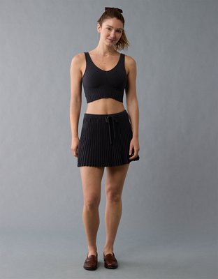 Débardeur style chandail en chenille à encolure en V AE