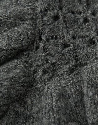 Женские свитеры American Eagle AE Wispy-Knit High Neck Ruffle Sweater — фото 5