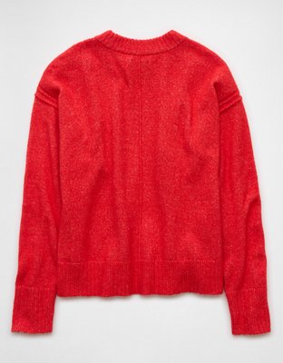 Женские свитеры American Eagle AE Whoa So Soft Valentine's Day Crew Neck Sweater — фото 4