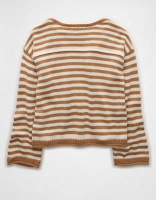 AE Boatneck Striped Sweater