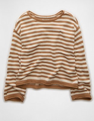 AE Boatneck Striped Sweater