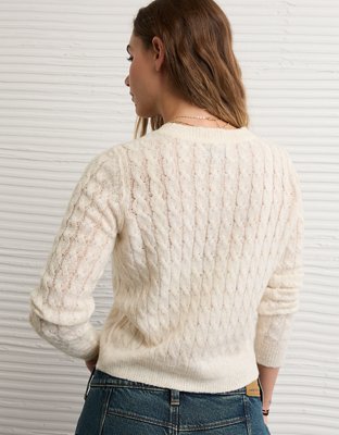 AE Whoa So Soft Button-Front Cardigan