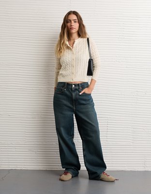 AE Whoa So Soft Button-Front Cardigan