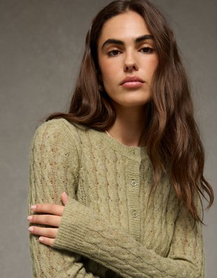 AE Whoa So Soft Button-Front Cardigan