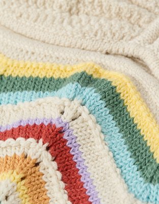 AE Top Tubo al Crochet Cortado de Pride con Galones