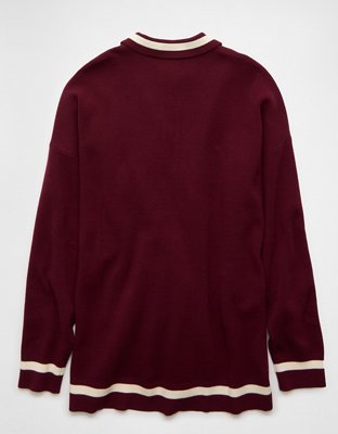AE Oversized Polo Sweater