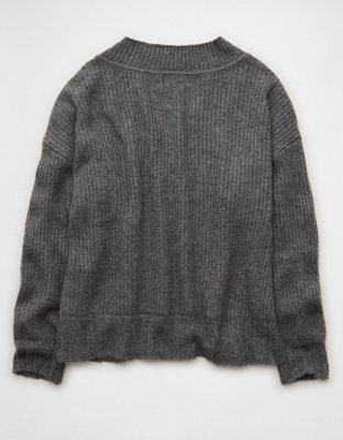 AE Whoa So Soft Oversized V-Neck Sweater