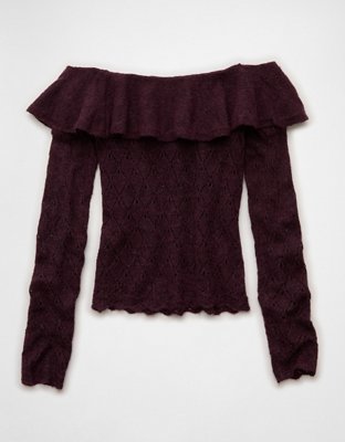 AE Off-The-Shoulder Sweater 