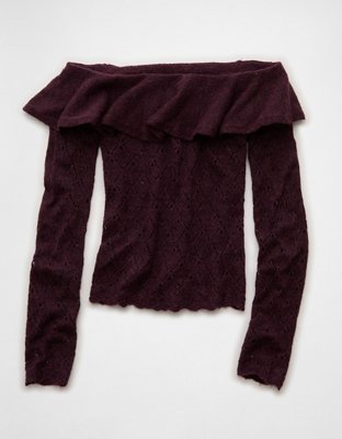 AE Off-The-Shoulder Sweater 