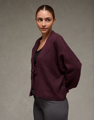 AE Whoa So Soft Tie-Front Cardigan