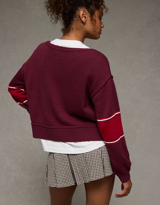 AE Boatneck Graphic Sweater