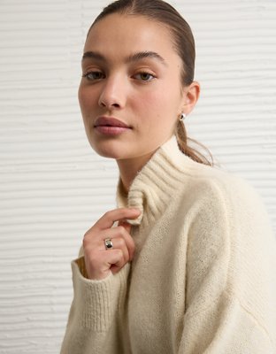 AE Oversized Mock Neck Sweater