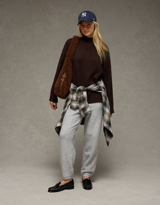 AE Oversized Mock Neck Sweater