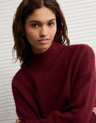 AE Oversized Mock Neck Sweater