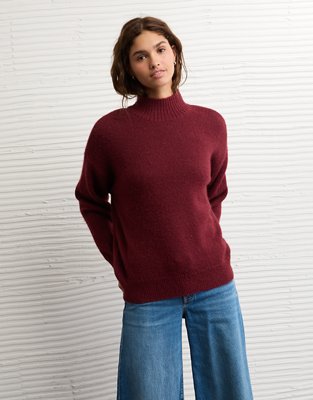 AE Oversized Mock Neck Sweater