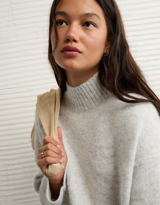 AE Oversized Mock Neck Sweater