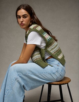 AE Whoa So Soft Side-Tie Vest