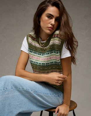 AE Whoa So Soft Side-Tie Vest