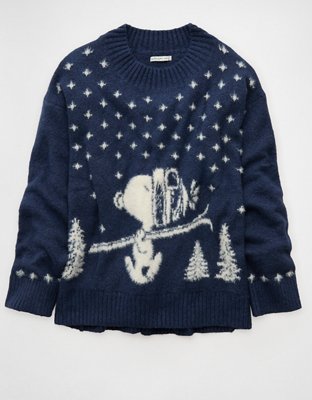 AE Oversized Snoopy Graphic Sweater