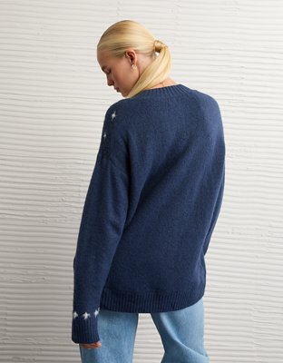 AE Oversized Snoopy Graphic Sweater