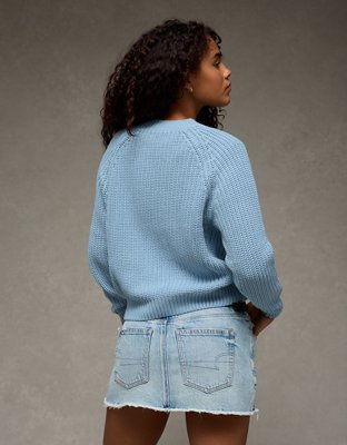 AE Crew Neck Raglan Sweater