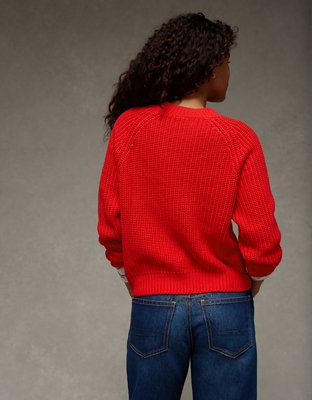 AE Crew Neck Raglan Sweater