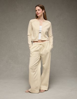 AE Button-Up Cardigan Sweater