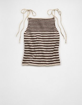 AE Tie-Strap Sweater Tank Top