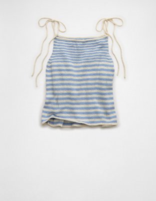 AE Tie-Strap Sweater Tank Top