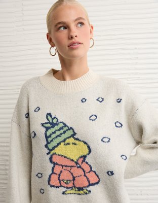AE Woodstock Graphic Oversized Sweater