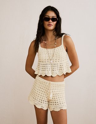 AE Open-Knit Tank Top