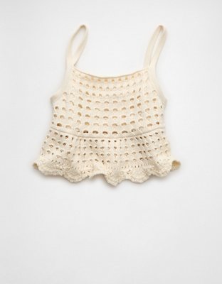 AE Open-Knit Tank Top