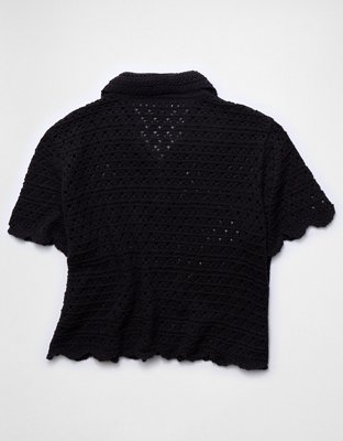 AE Button-Up Sweater Polo