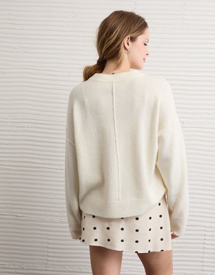 AE Whoa So Soft Valentine's Day Sweater | American Eagle