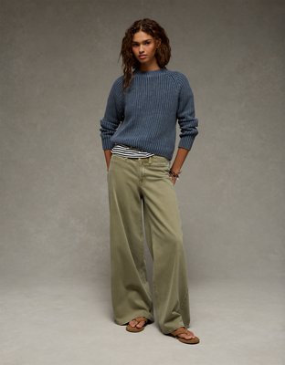 AE Crew Neck Raglan Sweater