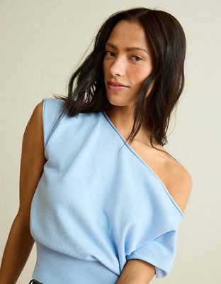AE Off-the-Shoulder Cinched Sweater Tee from American Eagle - $27.96