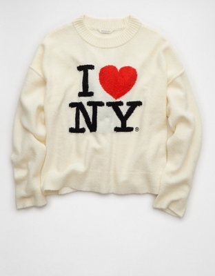 AE Whoa So Soft I <3 NY Graphic Sweater