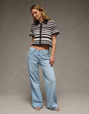 AE Button-Up Sweater Polo