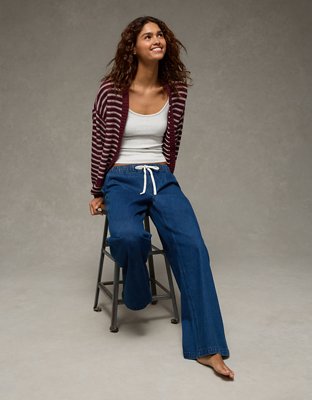 Cardigan ouvert à l’avant avec ballons manches AE