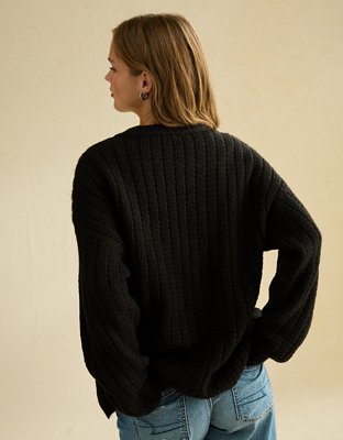 AE Waffle Crew Pullover
